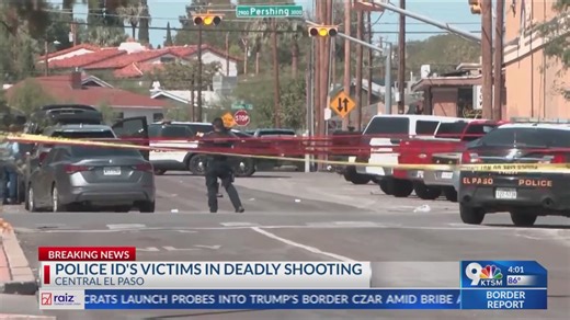 Police identify central El paso shooting victims, shooter