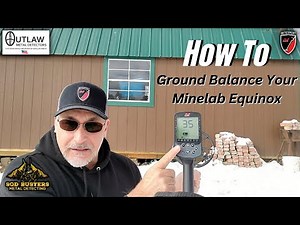 How To Ground Balance Your Minelab Equinox With Technique Challenge