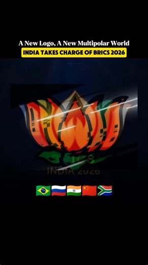 KALYUG_SAMAJ_88 on Instagram: "🇮🇳India’s BRICS 2026 logo signals a bold shift toward a confident, multipolar world. It represents unity in diversity, cooperation over dominance, and a stronger Global South moving from dialogue to decisive action. . . @kalyugsamaj88 #news #brics #wakeupindia #bjp #Brics2026"