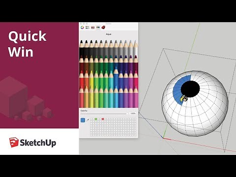 Painting with Hidden Geometry in SketchUp - Quick Win