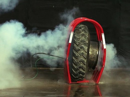 Shocking Tire Explosions Captured with Extreme Slow Motion Camera!