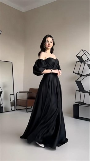 Off-Shoulder High Slit Queens ✨ Which Color Wins Your Heart #EveningGown#OffShoulderDress #HighSlit