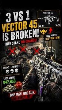 3 Players Rushed Me… VECTOR 45 Went INSANE 😳 | Arena Breakout