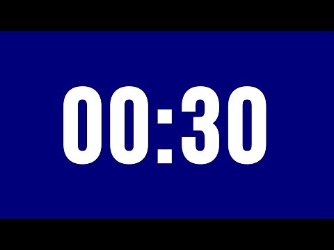 30 Seconds Timer for Kids with Music and Buzzer Countdown Clock