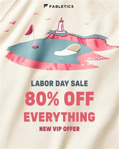 405K views | The Labor Day Sale is on now! Shop 80% off all our newest summer styles when you sign up to become a New VIP Member today! | Fabletics Men | Facebook