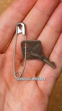 A safety pin for your keys?