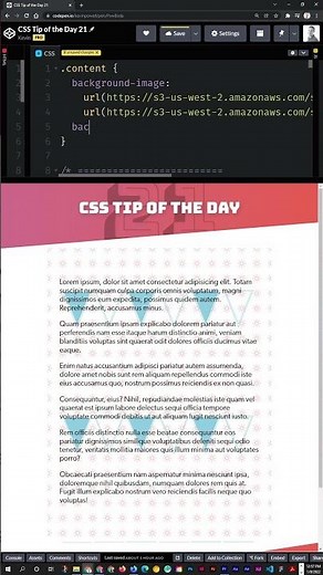 Set and control multiple background images on a single element with CSS