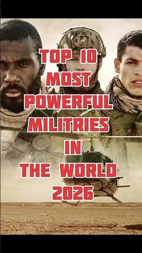 Top 10 Most Powerful Militaries in the World 2026 💥🌍 | Military Power Ranking