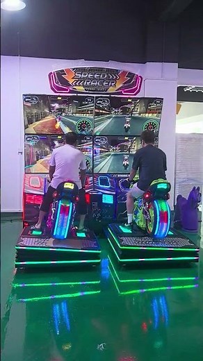 Experience the Thrill! Dual-Screen Arcade Motorcycle Game for Your Arcade 🚀🏍️