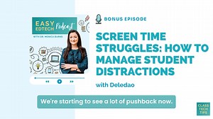 🎧 New podcast episode alert! 🍎 I sat down with David Barclay II, a former educator and now Deledao’s Director of Product, to talk about managing digital distractions in the classroom. 🧠 We explore how blending traditional classroom strategies with AI tools can help students stay focused and engaged. 🚀 Dave also shares tips on building self-regulation skills to support student success in today’s tech-rich world. 💡 I'm excited to partner with Deledao again for this new bonus episode of the po