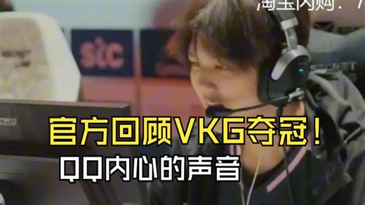 官方视角回顾VKG夺冠时刻&QQ内心的声音