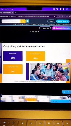 how to create presentation in 5 second by AI, #blum #wordform
