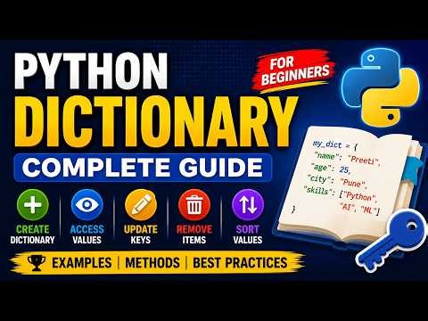 Python Dictionary Tutorial for Beginners