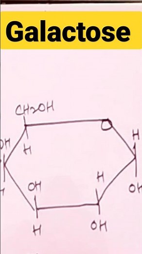 How to draw ring structure of Galactose