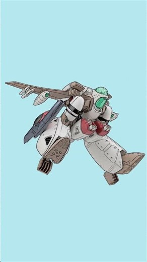 オーガスの線画【超時空世紀オーガス】