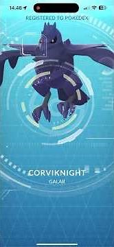 Pokemon GO - Corvisquire evolve Corviknight (iPhone 15 Pro Max) Pokémon GO #mmtopokemongo