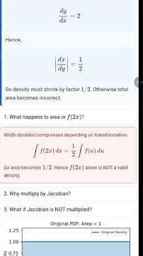 Statistics- Jacobian - Transformation of Random variable. (UGC NET, GATE, CUET, JAM)