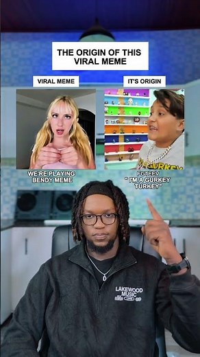 Showing You The Origin Of This Viral Meme: Because We’re Playing Bendy #shorts #music #trend #meme