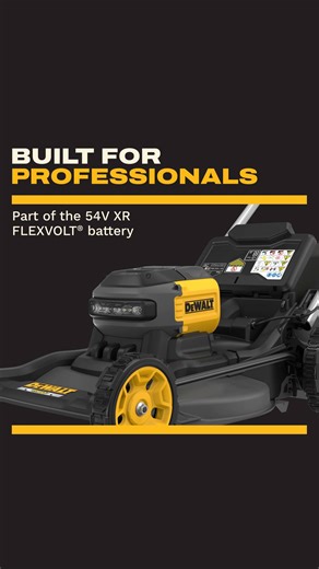 OUT NOW - The DCMWSP660Z2-XE - 2x 54V XR FLEXVOLT 21'' Self-Propelled Mower (15Ah Kit) | DEWALT