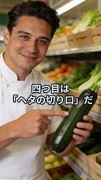スーパーで迷わない！プロが教える「ズッキーニ」の選び方5選。