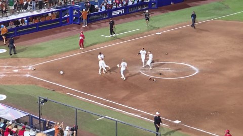 The moment Texas won its first-ever WCWS title, from the stands