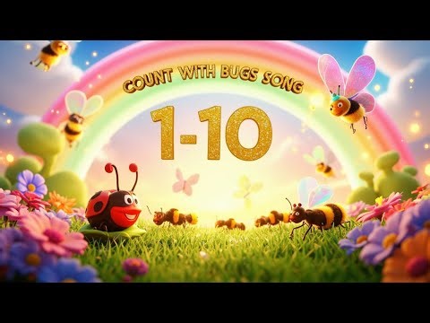 Count with Bugs Song 🐞🐜🐝 | Fun Preschool Counting Song 1–10 | Learn Numbers with Insects