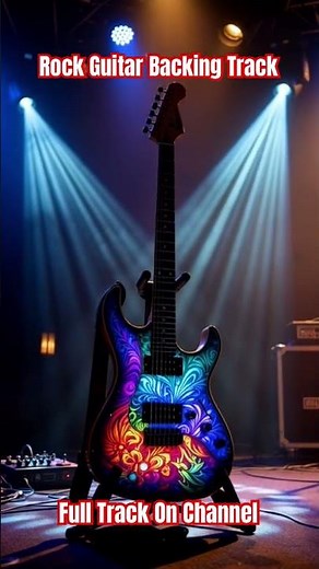 Rock Guitar Backing Track #shorts