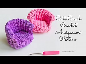 Cute Couch Crochet Amigurumi Pattern