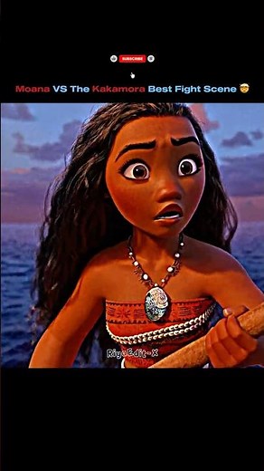 Moana - Kakamora Fight Scene ☠️ | Moana Edits | #moana #edit #shorts #animation ​⁠​⁠