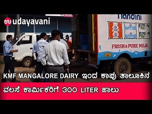 KMF MANGALORE DAIRY ಇಂದ ಕಾಪು ತಾಲೂಕಿನ ವಲಸೆ ಕಾರ್ಮಿಕರಿಗೆ 300 liter ಹಾಲು | Udayavani
