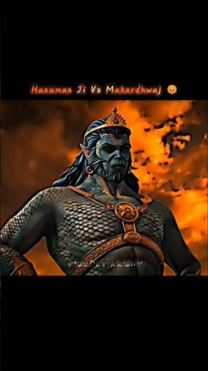 Hanuman Ji Vs Makardhwaj 😡 || Jai Shree Ram || Hanuman Ji 🔥 #hanuman