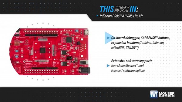Infineon Technologies PSOC™ 4 HVMS Lite Kits: This Just In | Mouser Electronics
