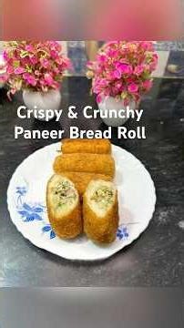 Quick & Delicious Paneer Bread Roll in 10 min #paneerroll #easyrecipe #ytshorts #viralshorts #fyp