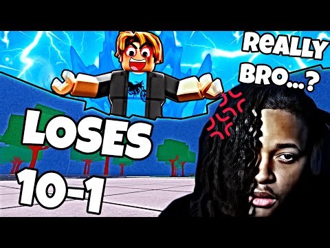 Fighting This TOXIC PRO STREAMER... I The Strongest Battlegrounds