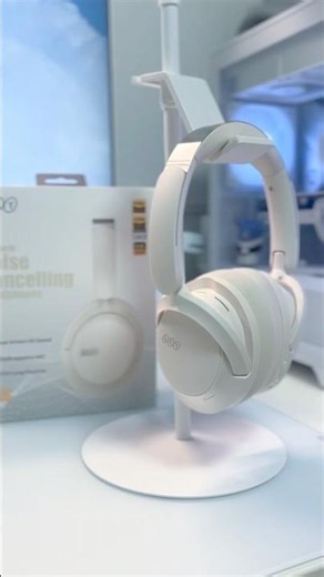 The Ultimate Budget-Friendly Noise-Canceling Headphones Under $70! 🤍🎧 QCY H3S #Gadgets #shorts #H...