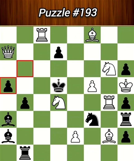 "🔥 Puzzle 193: Spot the winning move in 10 seconds! 👑 White to play & win. Comment your answer!