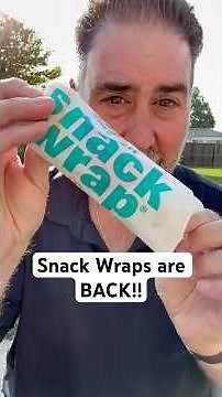 McDonald’s New Snack Wraps Review! Spicy vs Ranch 🔥🌯