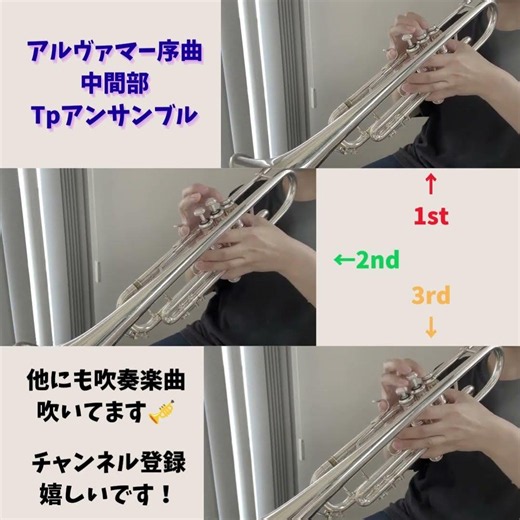 【アルヴァマー序曲のここのトランペットアンサンブルが好き】Alvamar Overture 中間部 #trumpet #アルヴァマー序曲 #吹奏楽 #brass #演奏してみた #ポケモン