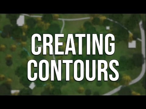 How to Create Contour Lines for a Site Plan - Architecture Site Plan Photoshop Course - Lesson 3