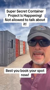 Super Secret Container Project is happening! 7 containers to travel SA. We are not allowed to talk about it, but you can come see! Wew.containerhome.co.za #containerhome #containermodification #containerhouse #containerhomes | Container Home South Africa