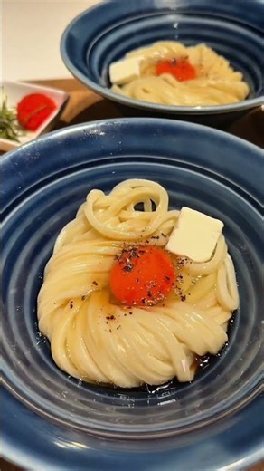 【東京・六本木】食べなきゃ損する、濃厚明太子×バターの絶品釜玉うどん #japanesefood #ジョイ飯 #shorts