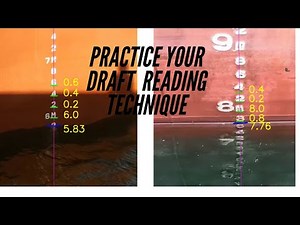 How to Read Draft During Draft Surveys - Practice & Perfect Your Technique #ship