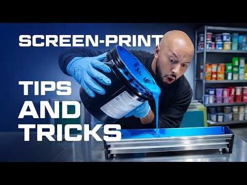 Screen-Printing Tips, Tricks & Hacks! (MUST WATCH)