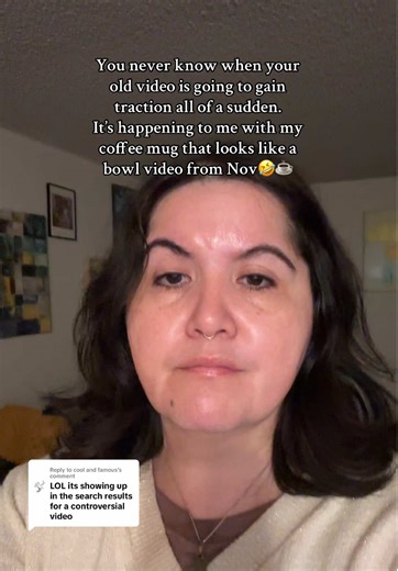 Replying to @cool and famous you honestly never know when the most random video that you posted is going to gain a bunch of traction because of someone else’s video and you end up being on the search results. But it honestly helps your video as well. I’m not mad about coming up on the search results for a video about a coffee mug thats like a bowl😅 #fyp #coffeemug #lattemug #coffeecup