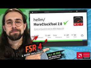 MoreClockTool 2.0 is FREE!! AMD Adrenalin settings like FSR4 Injection, Overclocking & more!