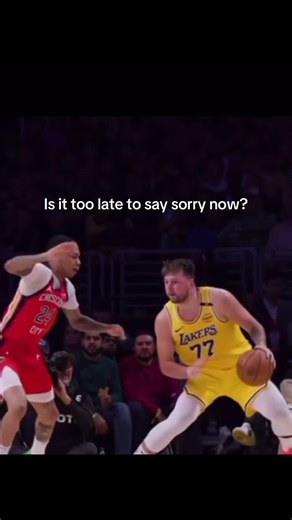 Had to hop on the trend #luka #lebron#sorry#fyp