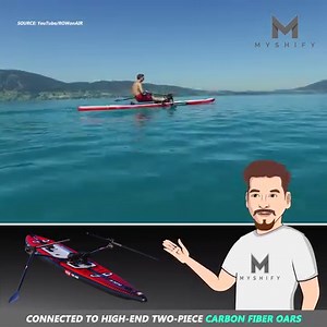 Forward rowing system lets rowers see where they're going. | Myshify