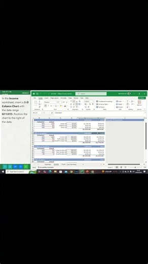 Create a 3-D Column Chart in Excel (Step-by-Step!) #excelshorts #spreadsheetmagic