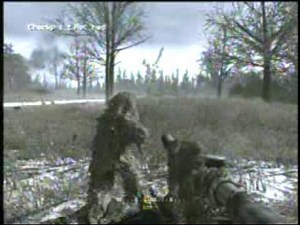 Call Of Duty 4 Sniper Mission "All Ghillied Up" Part 1