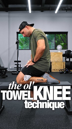 Towel Knee Technique for Instant Knee Space and Relief